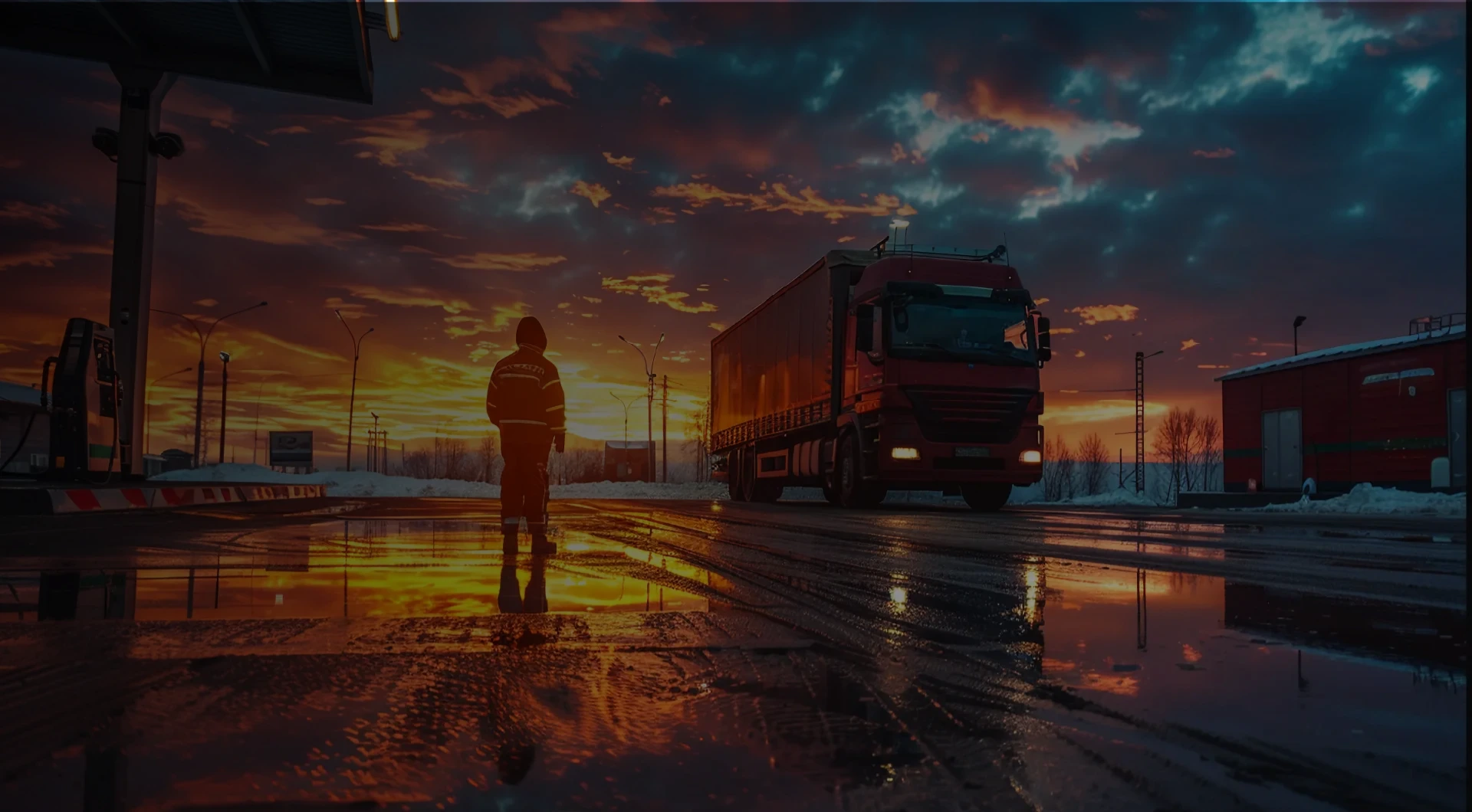 Global logistics warehouse and transportation